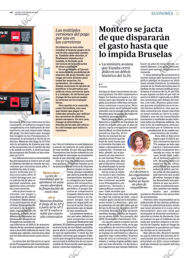 ABC MADRID 04-01-2021 página 31