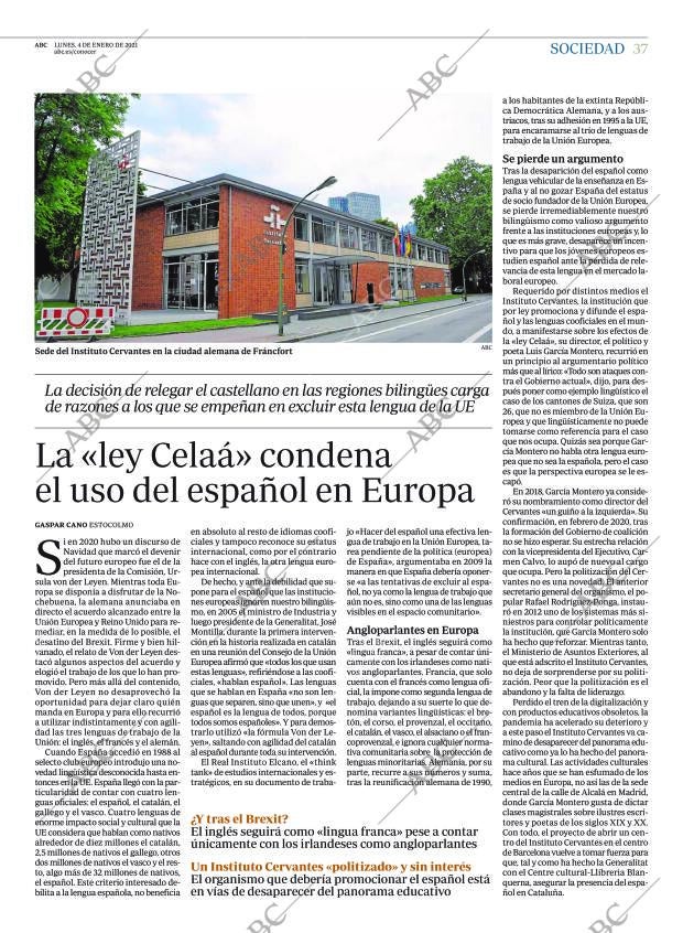 ABC MADRID 04-01-2021 página 37