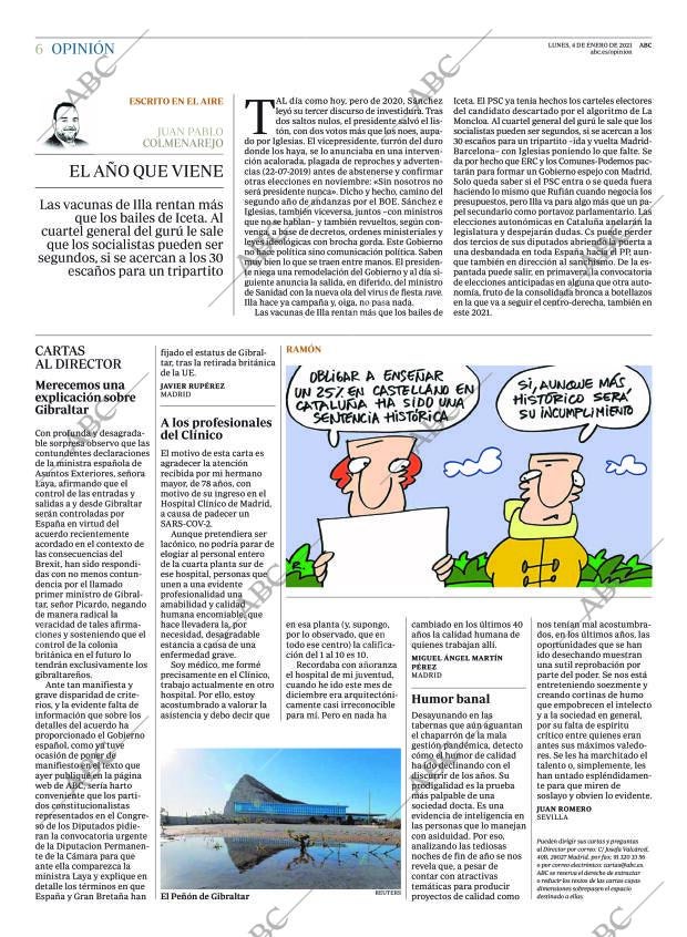 ABC MADRID 04-01-2021 página 6