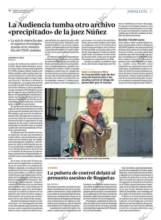 ABC SEVILLA 05-01-2021 página 37