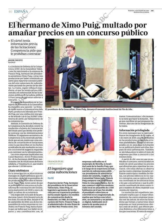 ABC SEVILLA 05-01-2021 página 40
