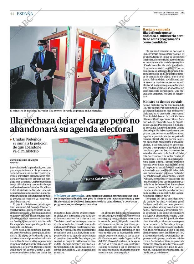ABC SEVILLA 05-01-2021 página 44
