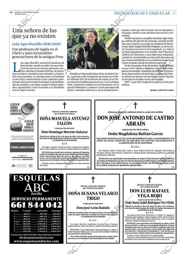 ABC SEVILLA 05-01-2021 página 65