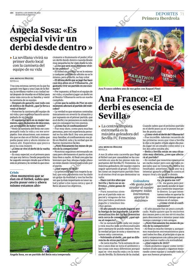 ABC SEVILLA 05-01-2021 página 71
