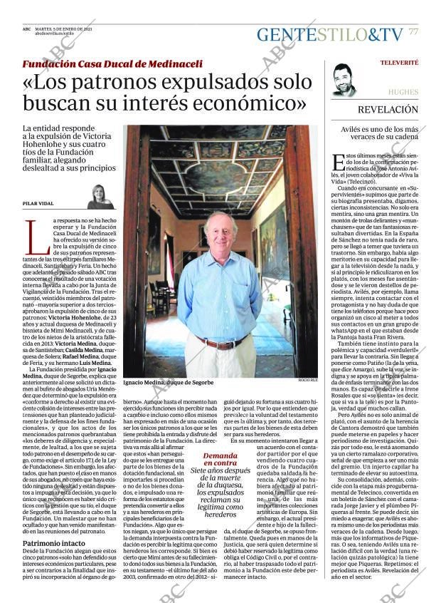 ABC SEVILLA 05-01-2021 página 77