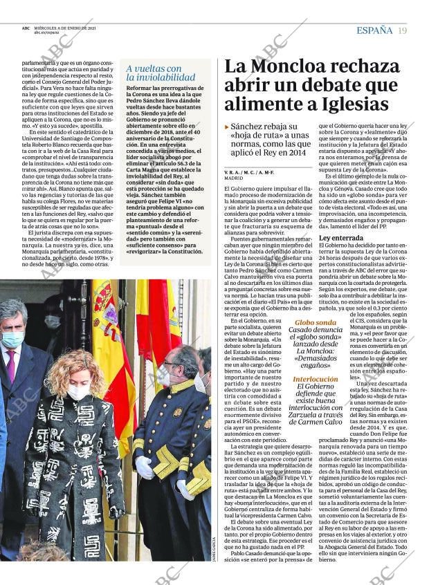 ABC MADRID 06-01-2021 página 19