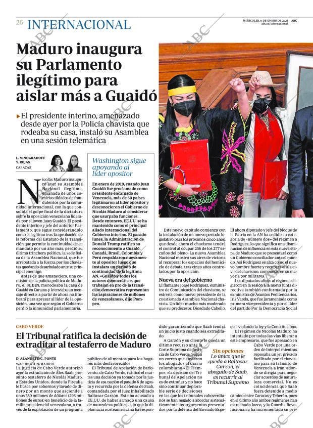 ABC MADRID 06-01-2021 página 26