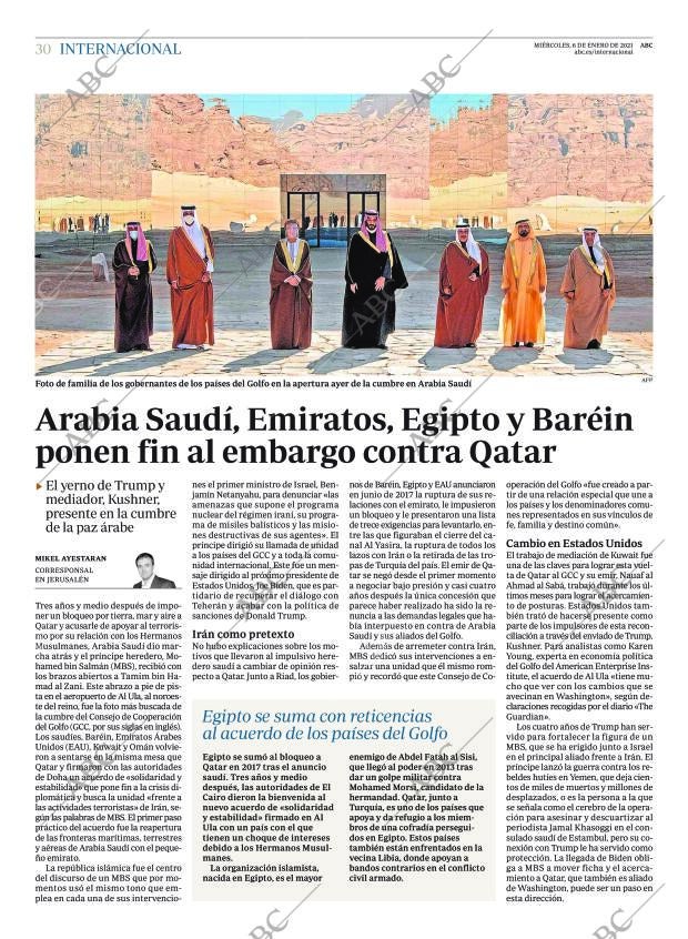 ABC MADRID 06-01-2021 página 30