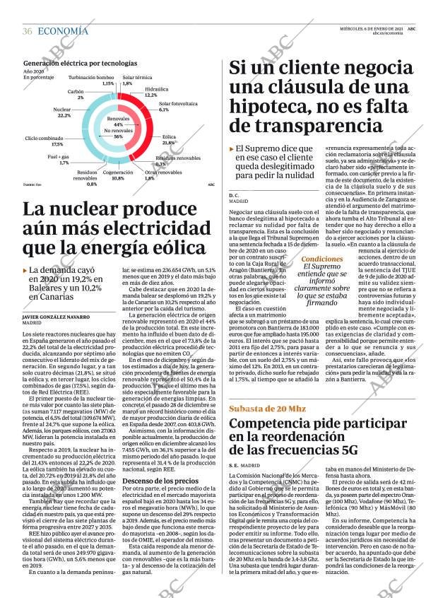 ABC MADRID 06-01-2021 página 36