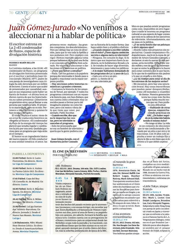 ABC MADRID 06-01-2021 página 70