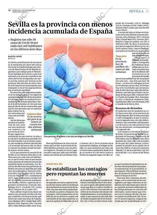 ABC SEVILLA 06-01-2021 página 25