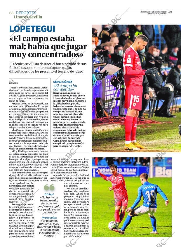 ABC SEVILLA 06-01-2021 página 68