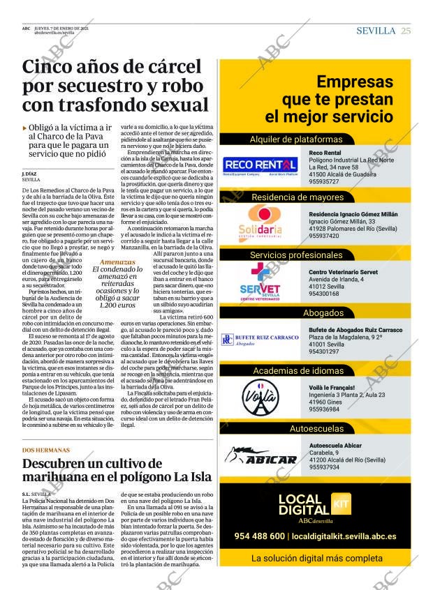 ABC SEVILLA 07-01-2021 página 25