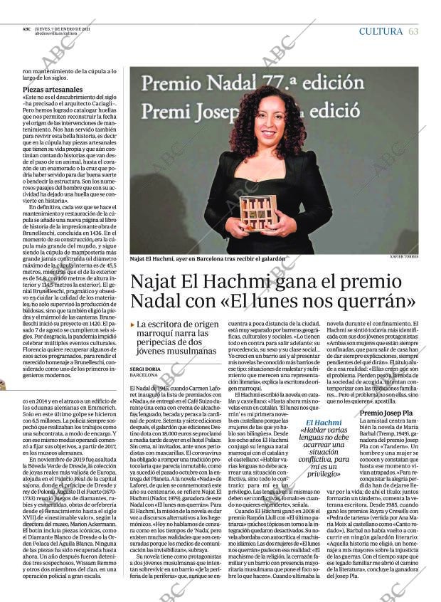 ABC SEVILLA 07-01-2021 página 63