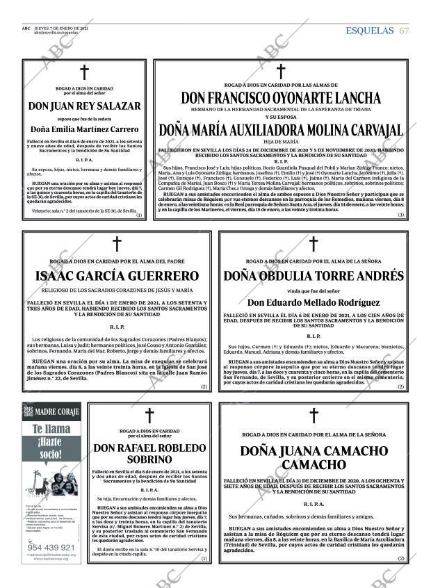 ABC SEVILLA 07-01-2021 página 67