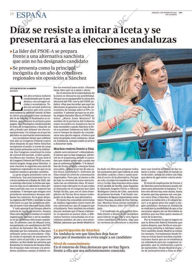 ABC MADRID 09-01-2021 página 18