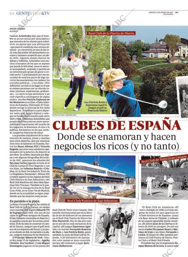 ABC MADRID 09-01-2021 página 64