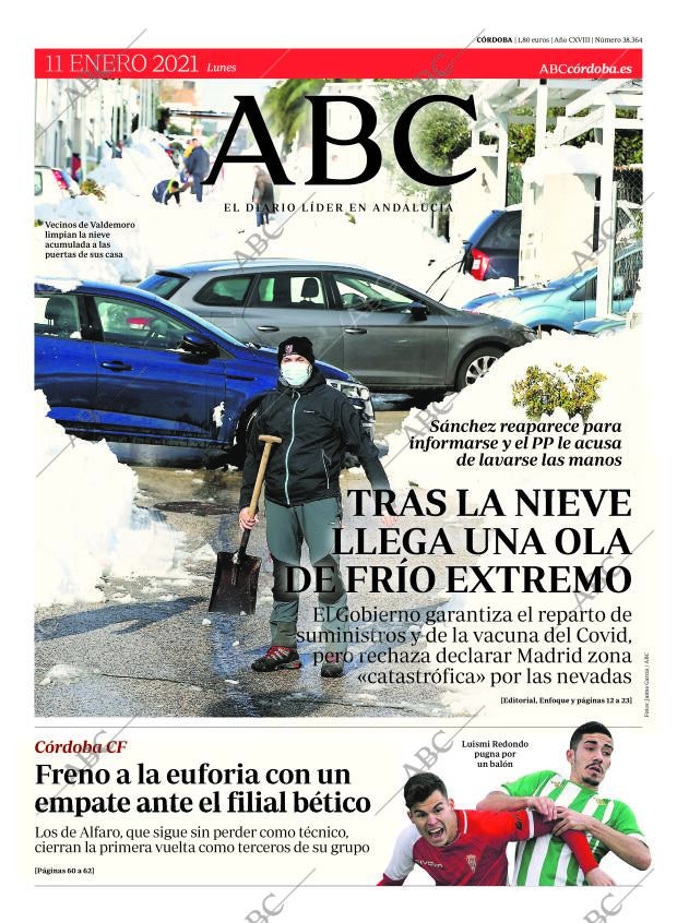 ABC CORDOBA 11-01-2021 página 1