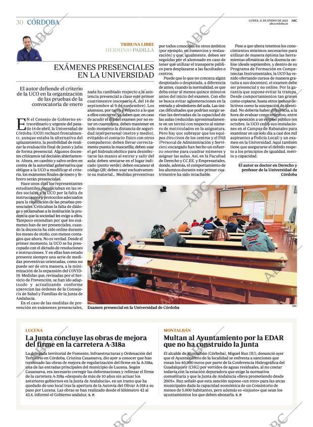 ABC CORDOBA 11-01-2021 página 30