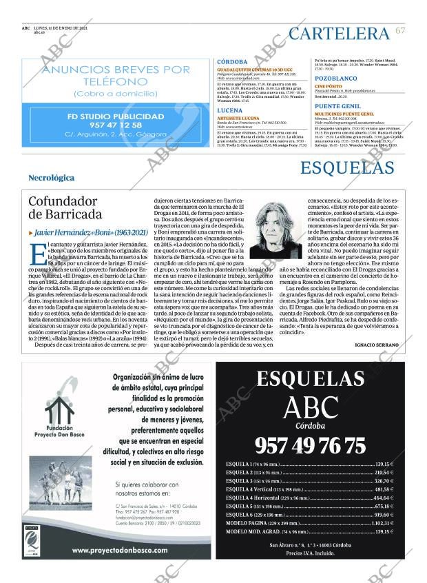 ABC CORDOBA 11-01-2021 página 67