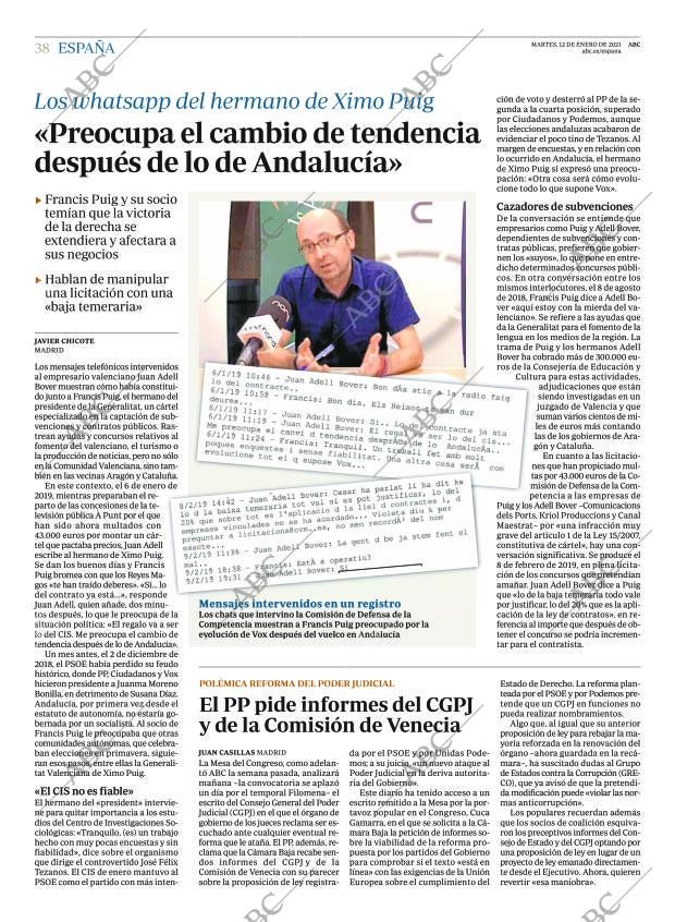 ABC CORDOBA 12-01-2021 página 38