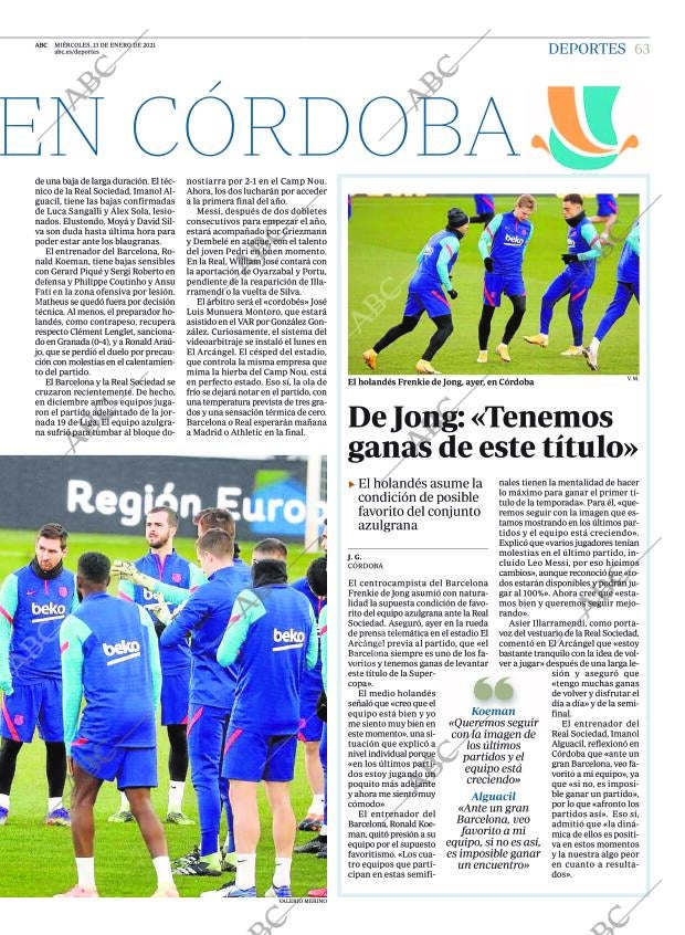 ABC CORDOBA 13-01-2021 página 63