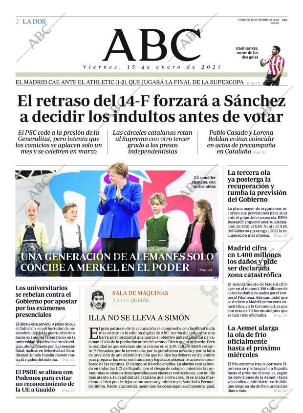 ABC MADRID 15-01-2021 página 2