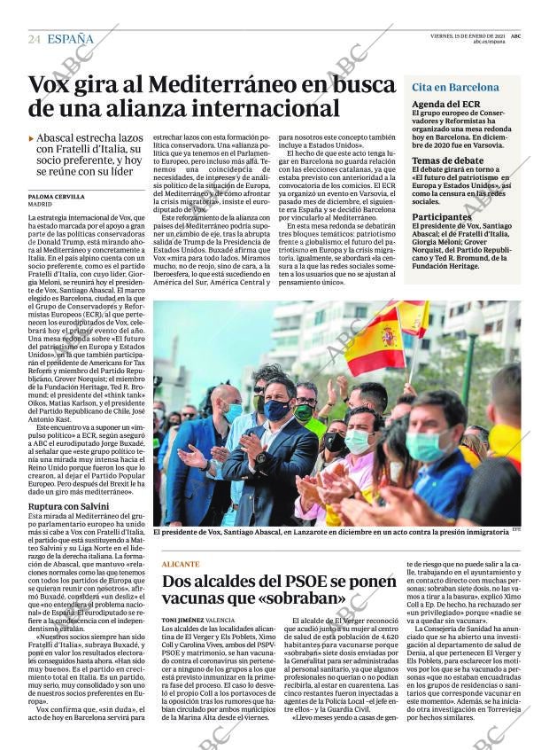 ABC MADRID 15-01-2021 página 24