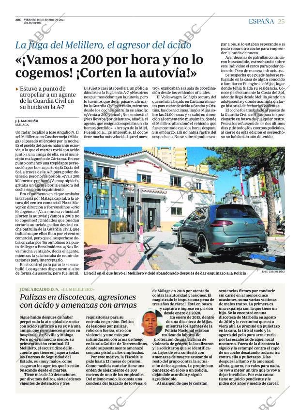 ABC MADRID 15-01-2021 página 25