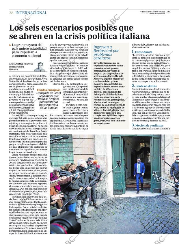 ABC MADRID 15-01-2021 página 28