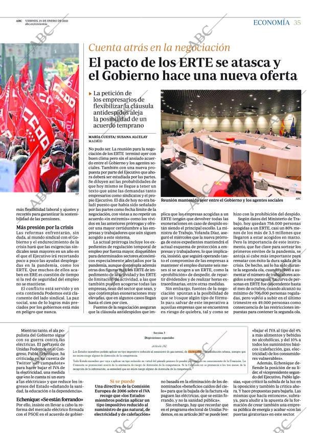 ABC MADRID 15-01-2021 página 35