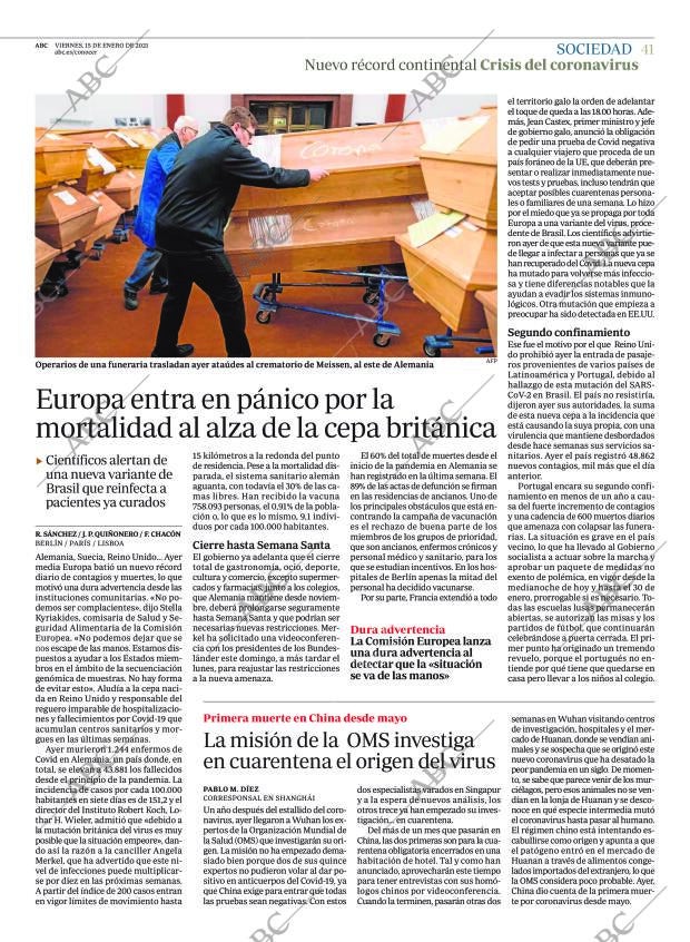 ABC MADRID 15-01-2021 página 41