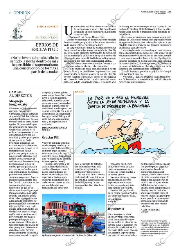 ABC MADRID 15-01-2021 página 6