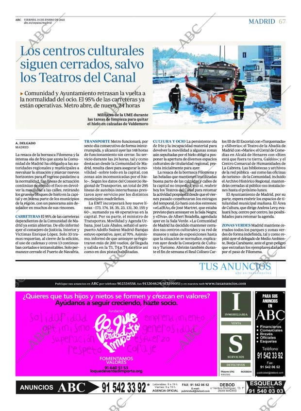 ABC MADRID 15-01-2021 página 67