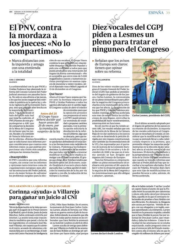 ABC CORDOBA 16-01-2021 página 39