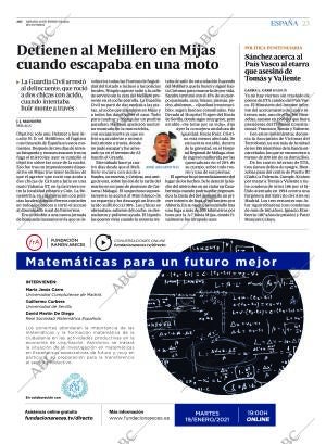 ABC MADRID 16-01-2021 página 23