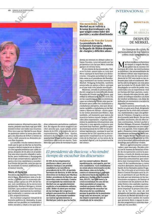 ABC MADRID 16-01-2021 página 27