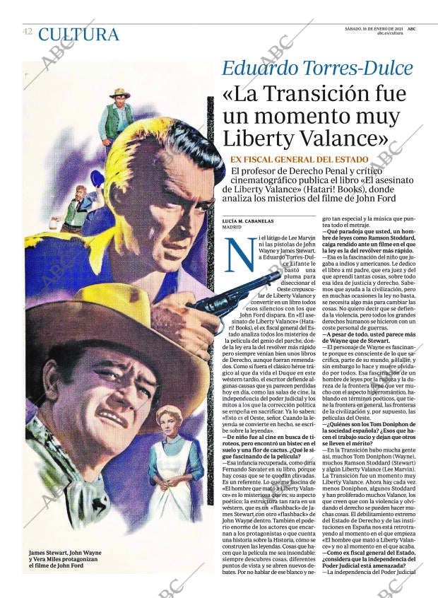 ABC MADRID 16-01-2021 página 42