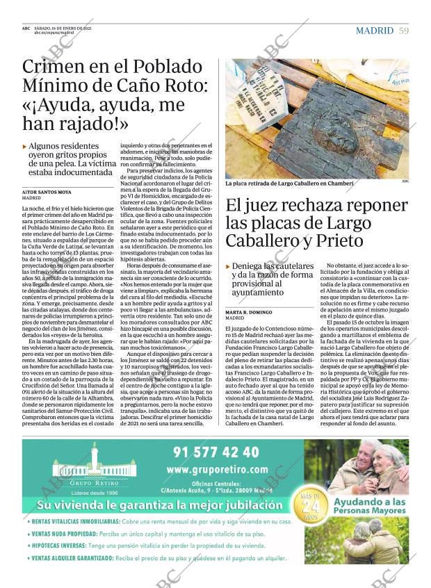 ABC MADRID 16-01-2021 página 59