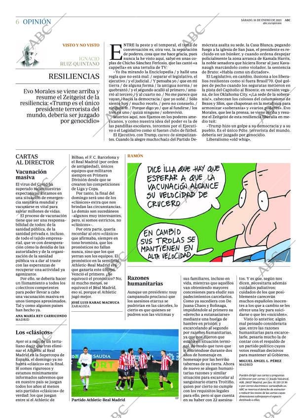 ABC MADRID 16-01-2021 página 6