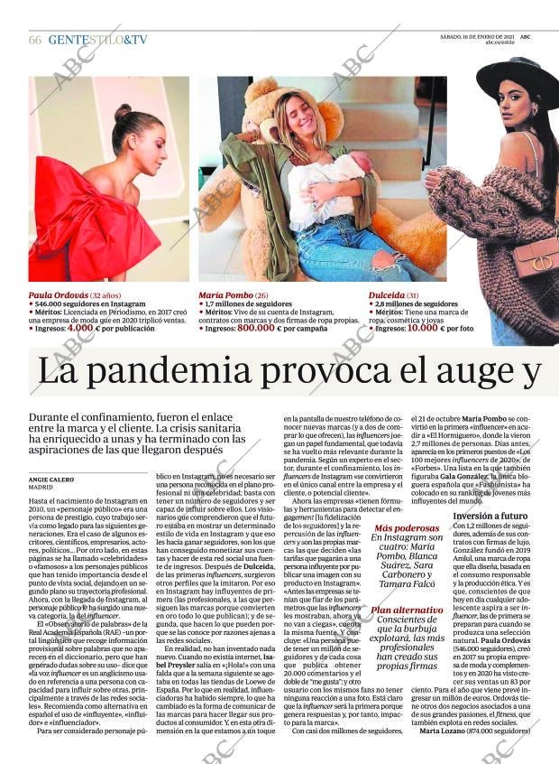 ABC MADRID 16-01-2021 página 66