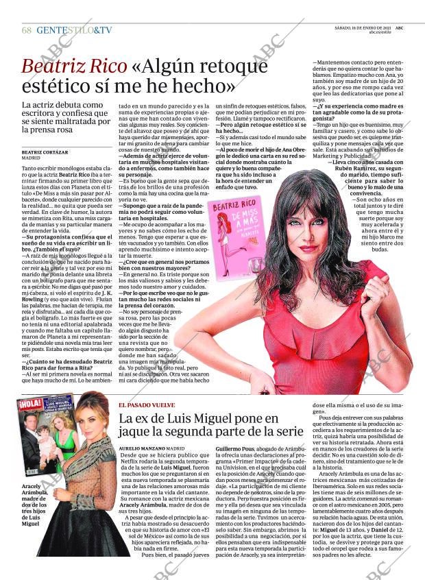 ABC MADRID 16-01-2021 página 68