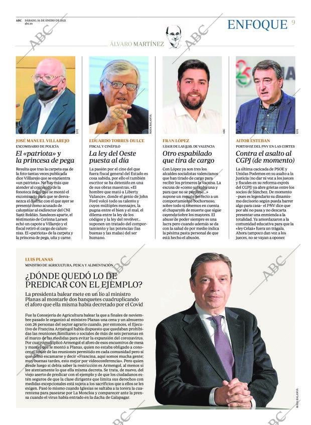 ABC MADRID 16-01-2021 página 9