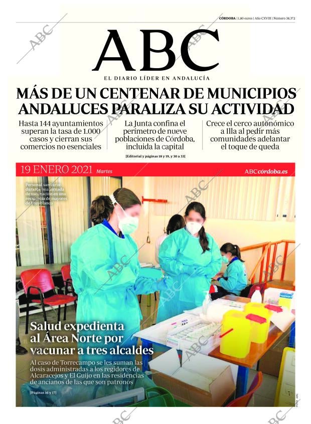 ABC CORDOBA 19-01-2021 página 1