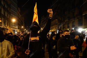 Cuarta noche de disturbios en la manifestación contra el encarcelamiento del...