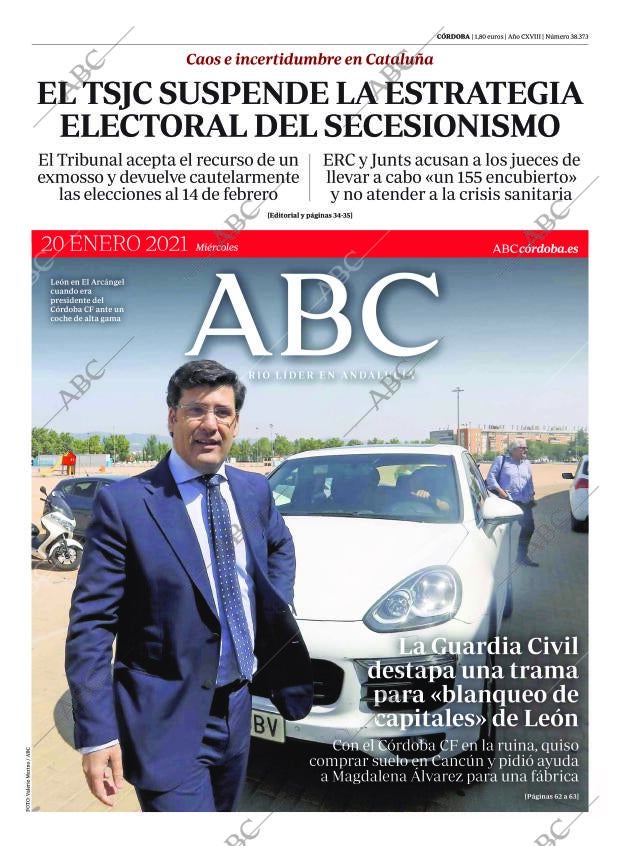 ABC CORDOBA 20-01-2021 página 1