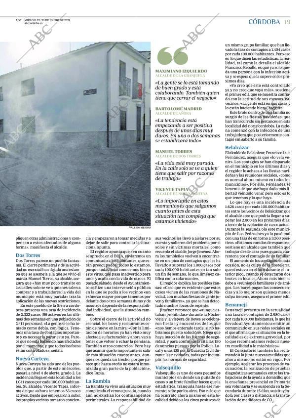 ABC CORDOBA 20-01-2021 página 19