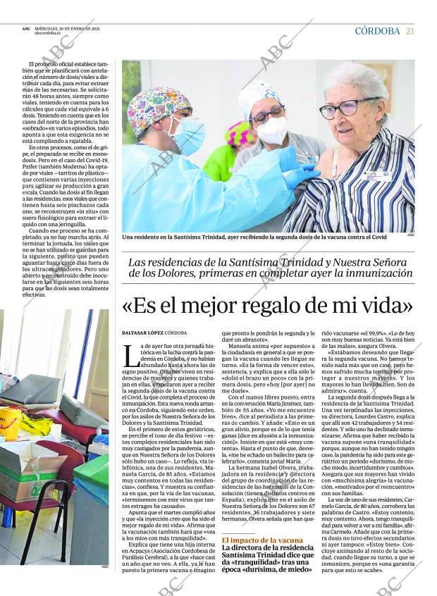 ABC CORDOBA 20-01-2021 página 21