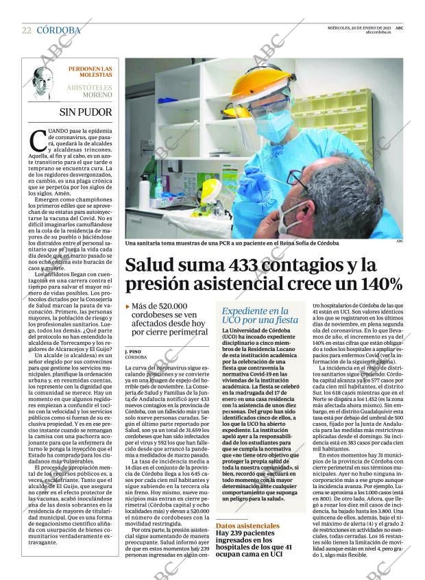 ABC CORDOBA 20-01-2021 página 22