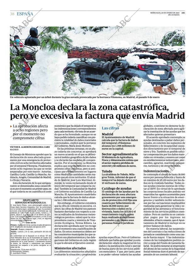 ABC CORDOBA 20-01-2021 página 38